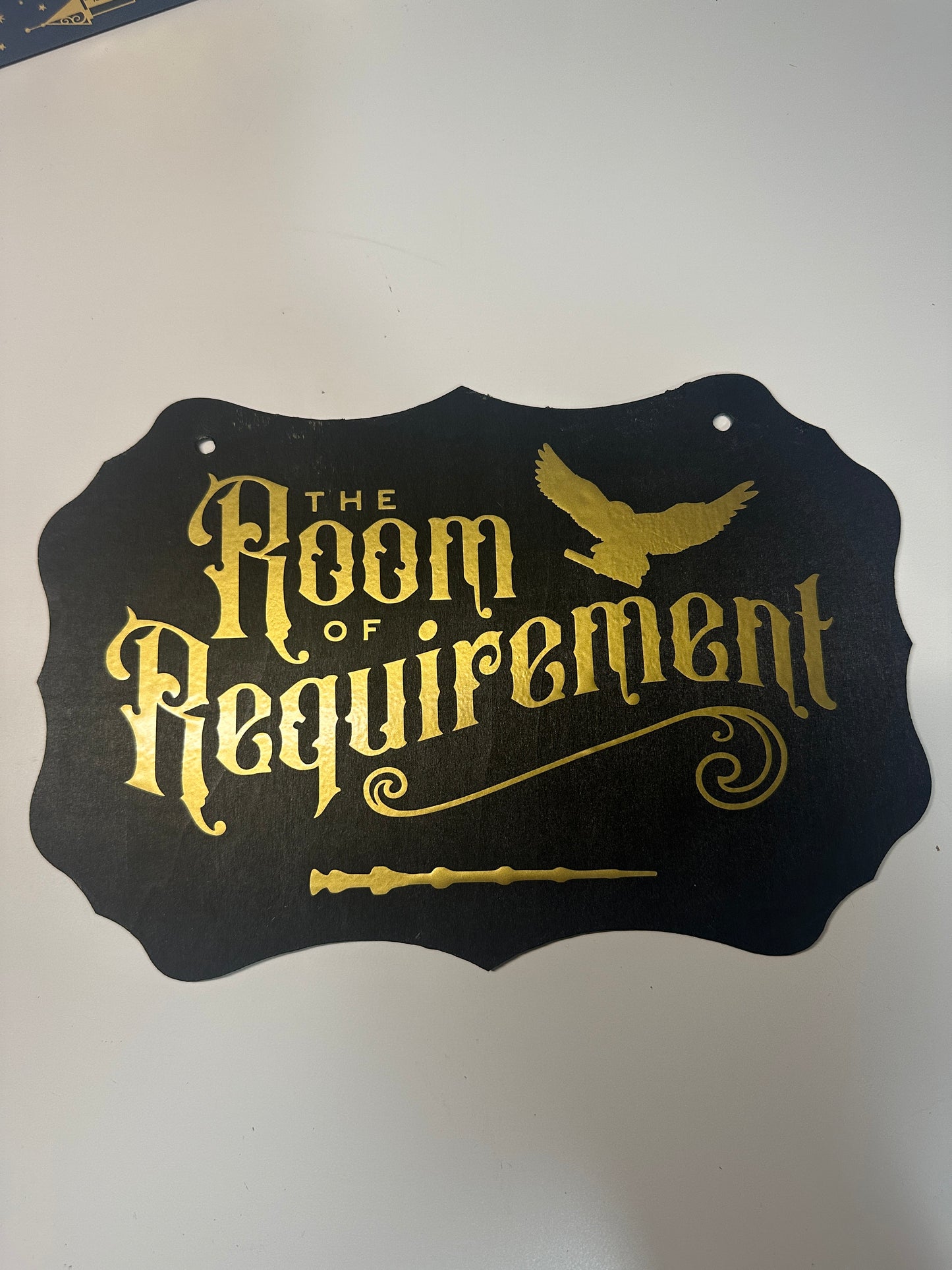 Room of requirement sign