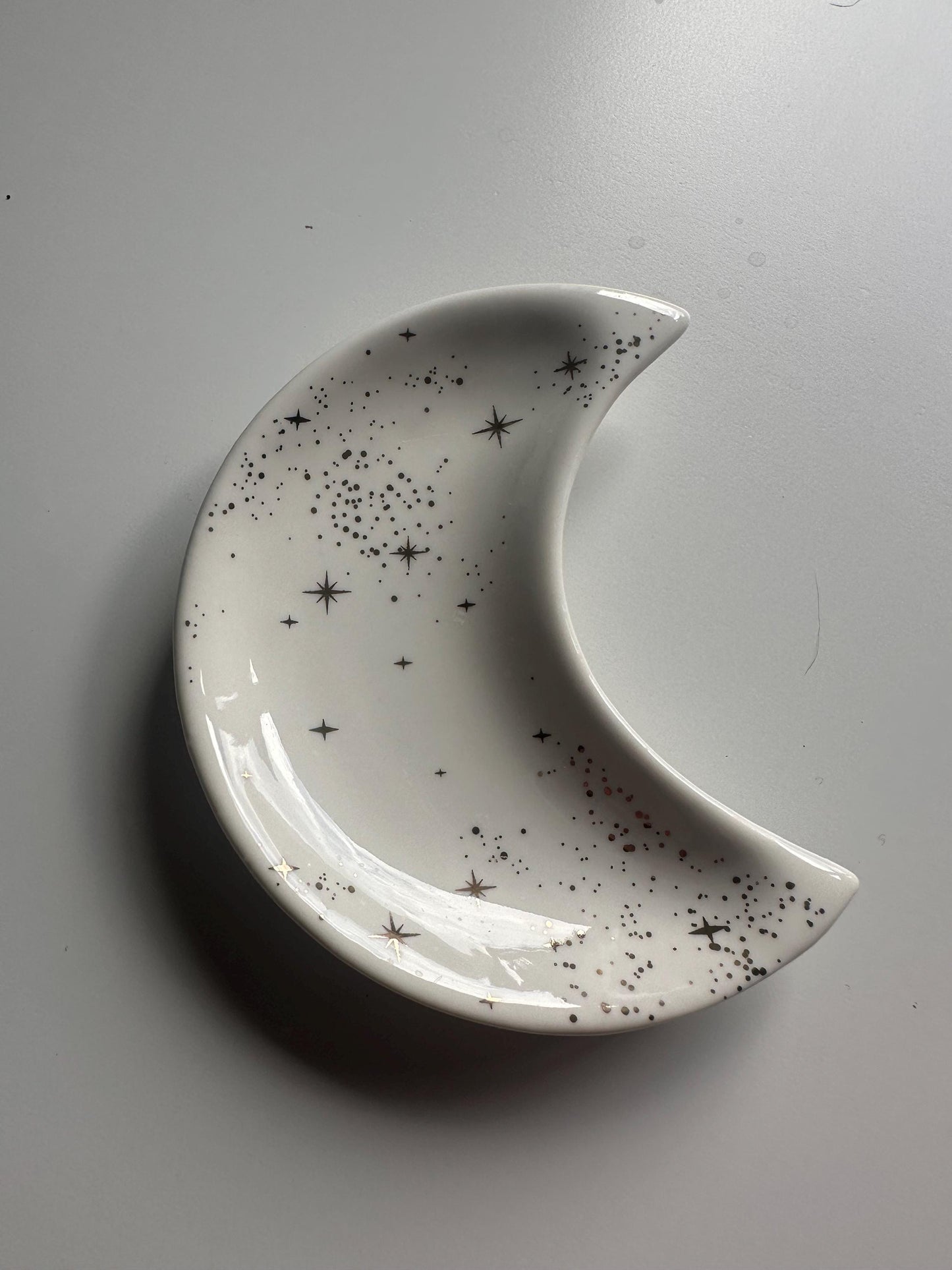 Half moon trinket tray