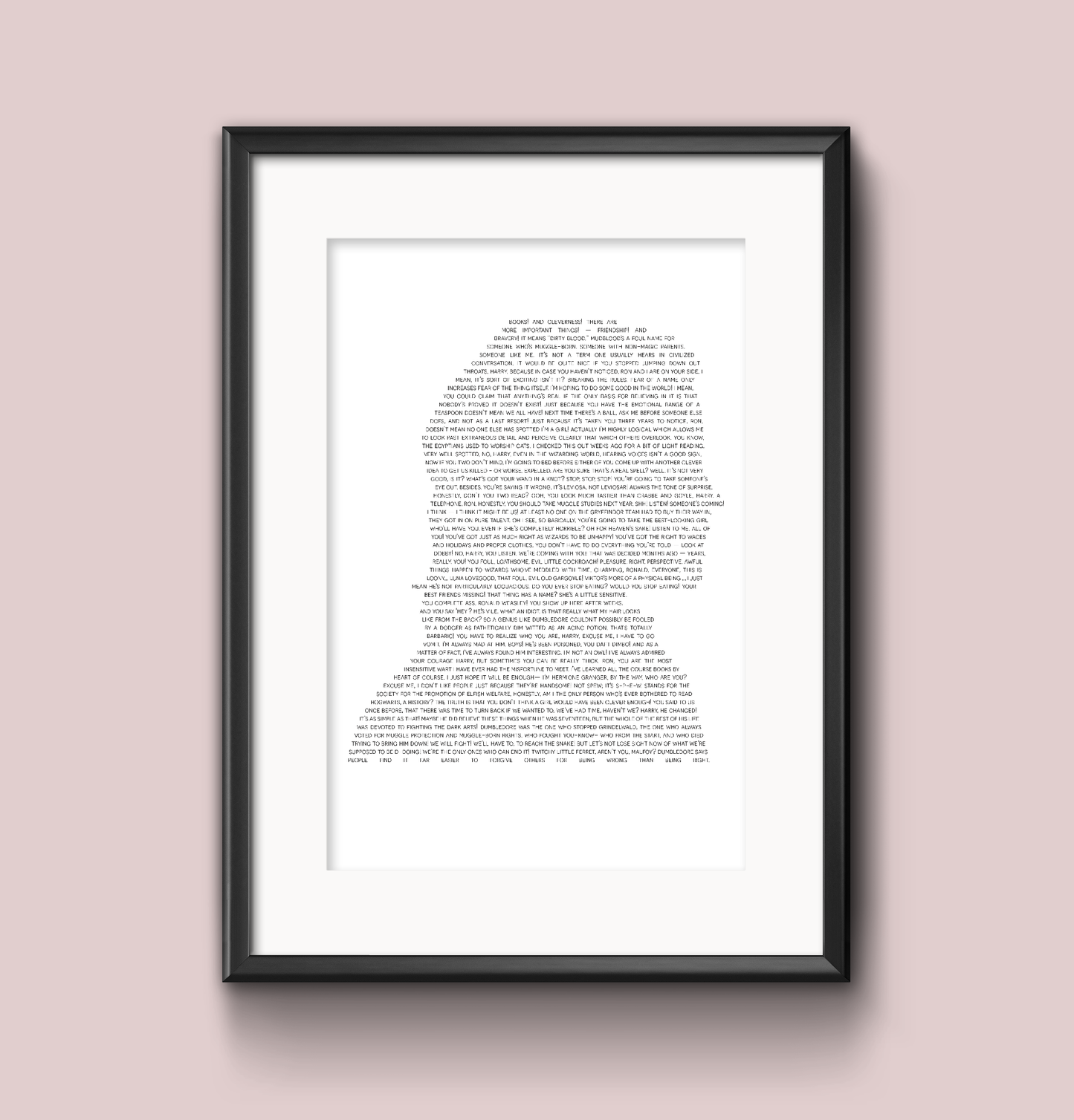 Hermione Quotes - Digital Print without name text