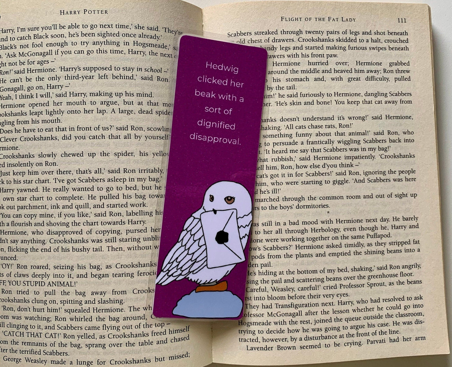 Hedwig Bookmark – Magical Book Accessory | Fantasy Gift