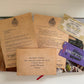 HP replica back to school package - acceptance letter, train and bus tickets