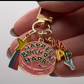 Wizard Birthday Cake Keychain – Mini Charm | Fantasy Accessory