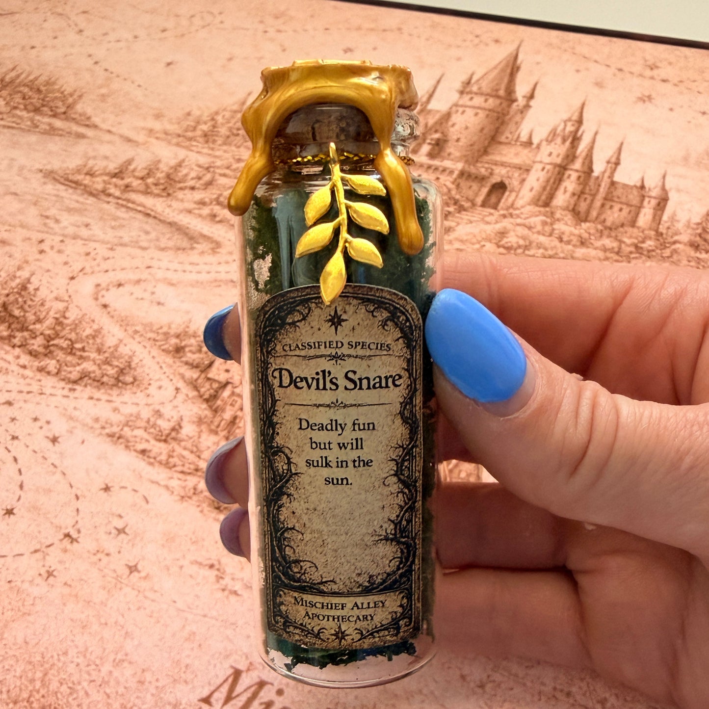 Devil’s Snare Potion – Magical Bottle | Apothecary Decor Gift