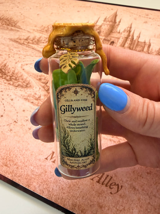 Gillyweed Potion – Magical Bottle | Apothecary Decor Gift
