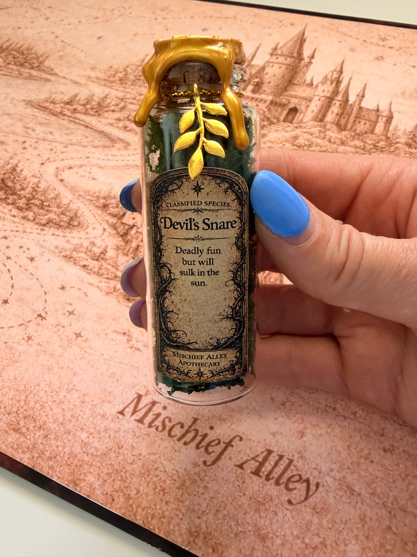 Wizarding Potion Bottles – Magical Elixir Set | Apothecary Decor
