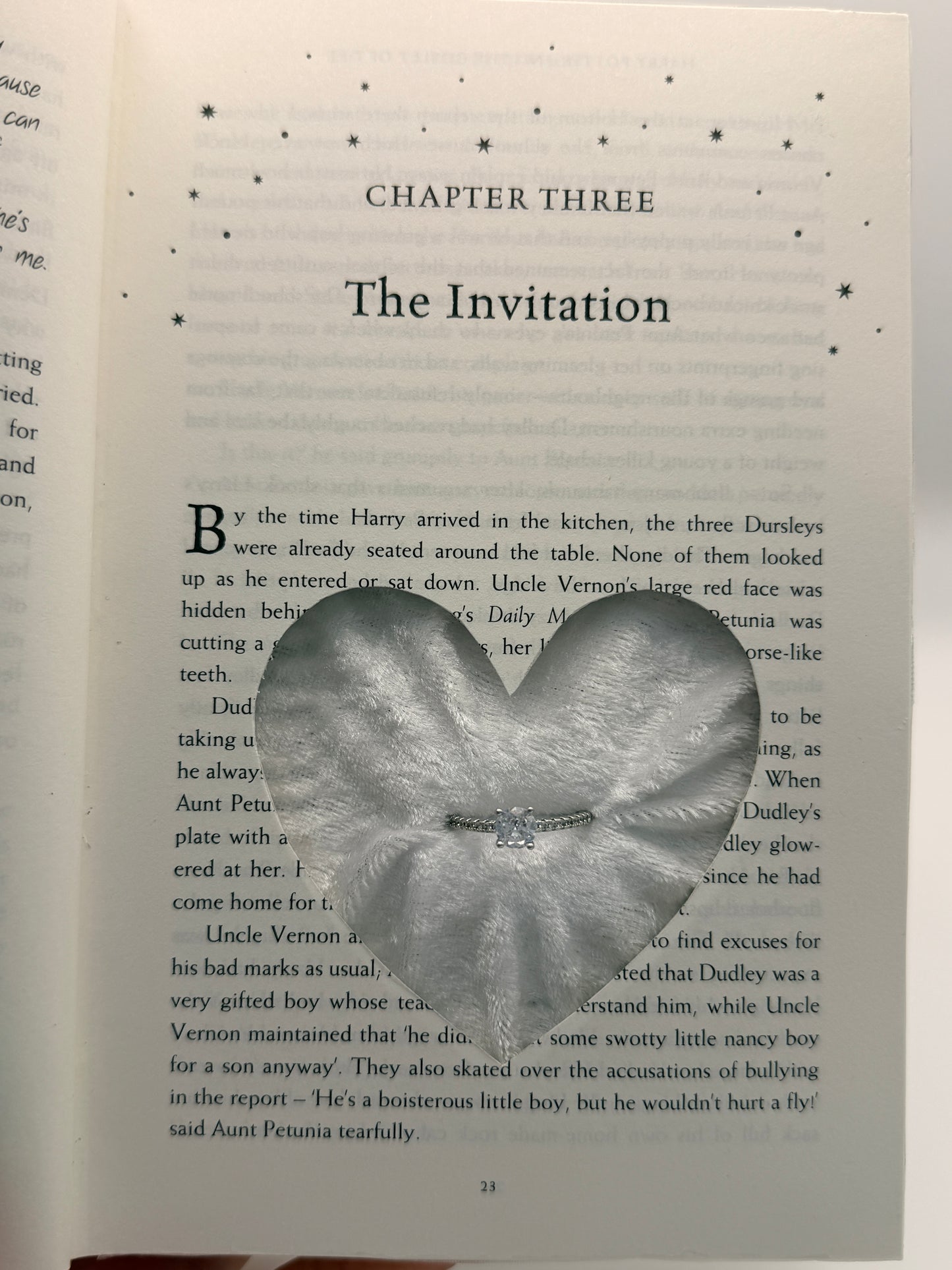 Proposal Book Ring Holder – The Invitation | Wizard Engagement Gift