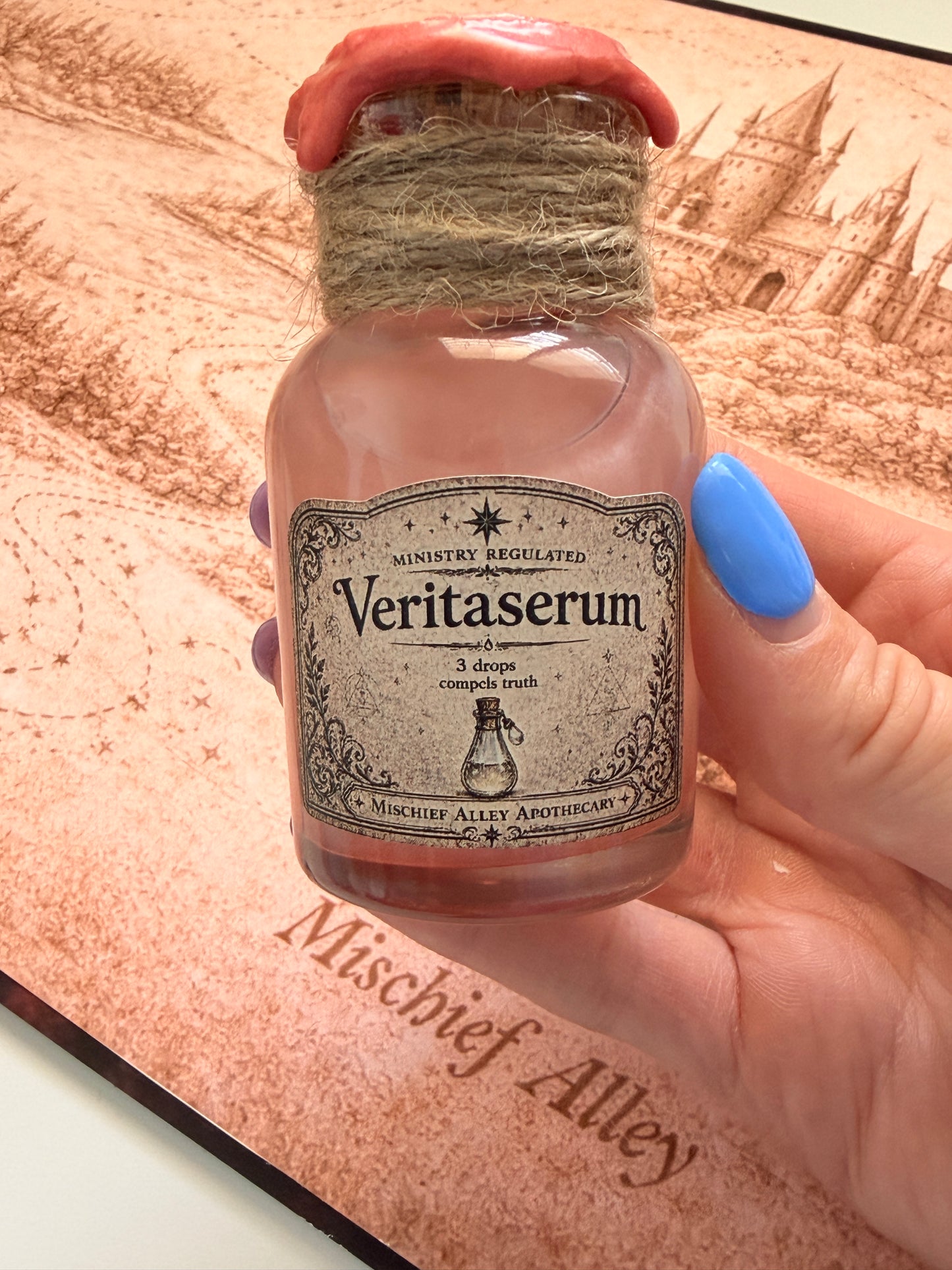 Wizarding Potion Bottles – Magical Elixir Set | Apothecary Decor