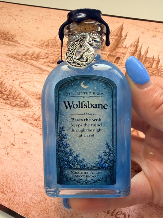 Wolfsbane Potion – Magical Bottle | Apothecary Decor Gift