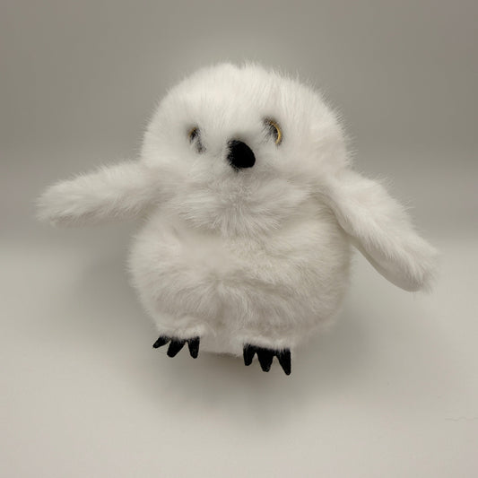 Snowy Owl Plush Keychain – Magical Companion | Wizard Gift