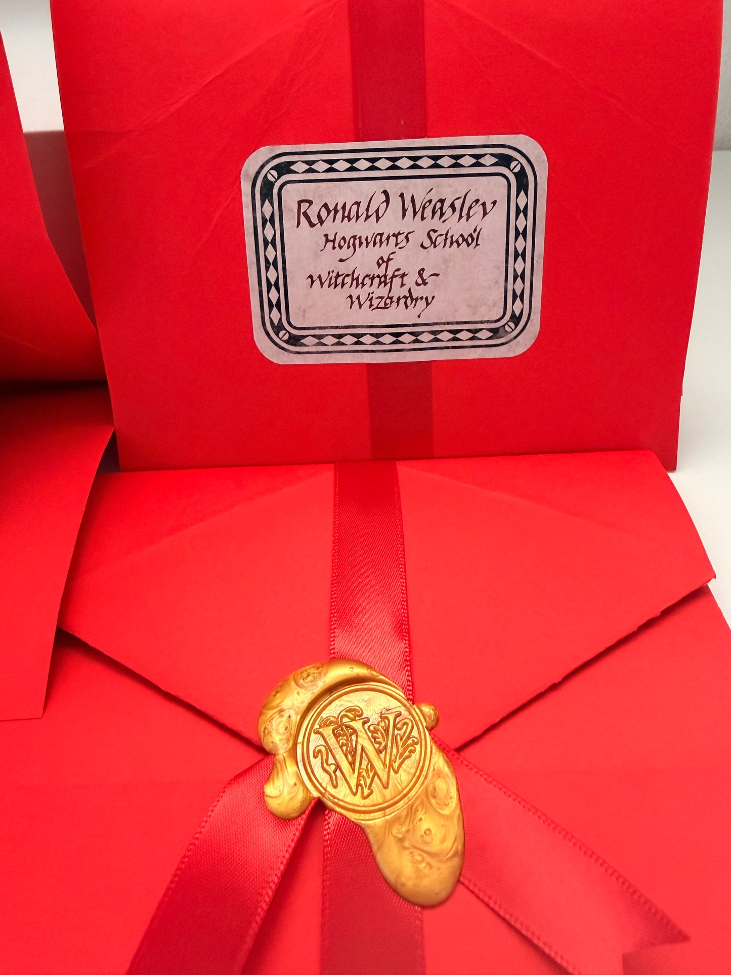 Magic school replica Ron’s howler