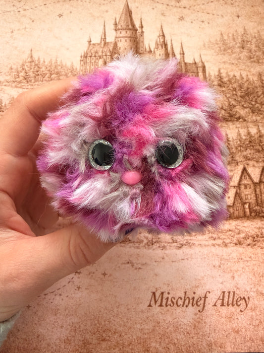 Handmade Pink/Purple Crochet Pygmy Puff | Wizarding Inspired Plush