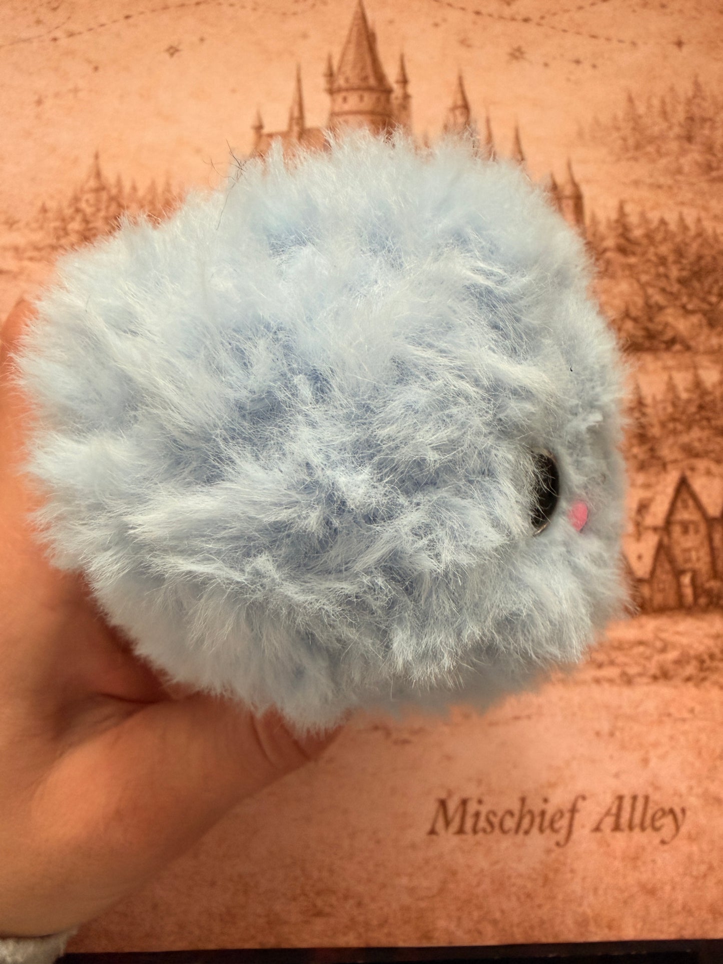 Handmade Blue Crochet Pygmy Puff | Wizarding Inspired Plush