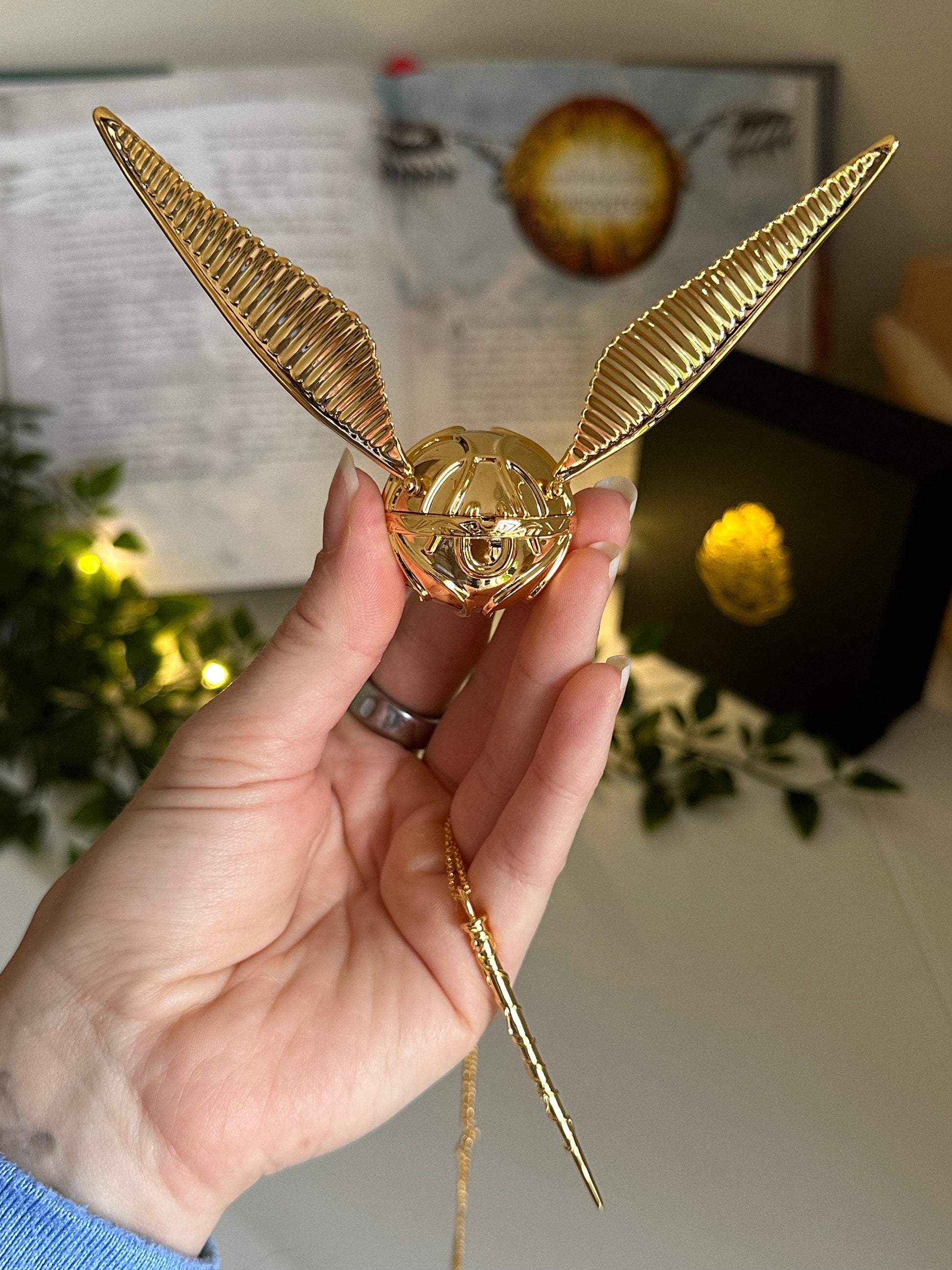 Potter Snitch Golden Snitch Wedding Ring Holder Golden Snitch