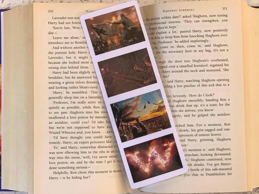 Movie Scene Bookmarks – Weasley Twins 2 – Magical Book Accessories | Fantasy Gift