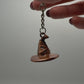 Wizard Hat Keychain – Sorting Hat Charm | Fantasy Accessory