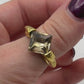 Riddle Wizard Stone Ring – Gothic Signet | Dark Academia Jewelry