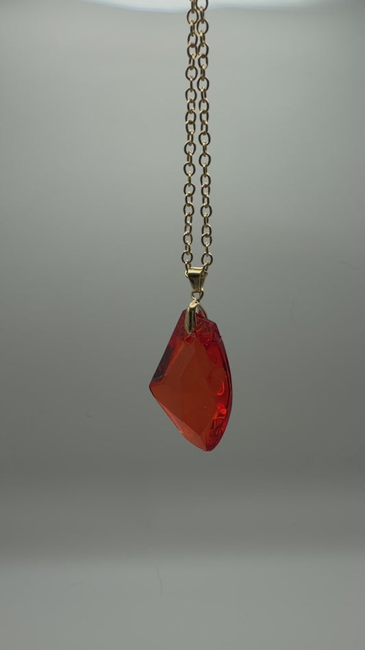 Philosophers Stone Necklace – Crystal Pendant | Fantasy Jewelry Gift