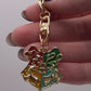 Wizard House Keychain – Crest Charm | Magical Accessory