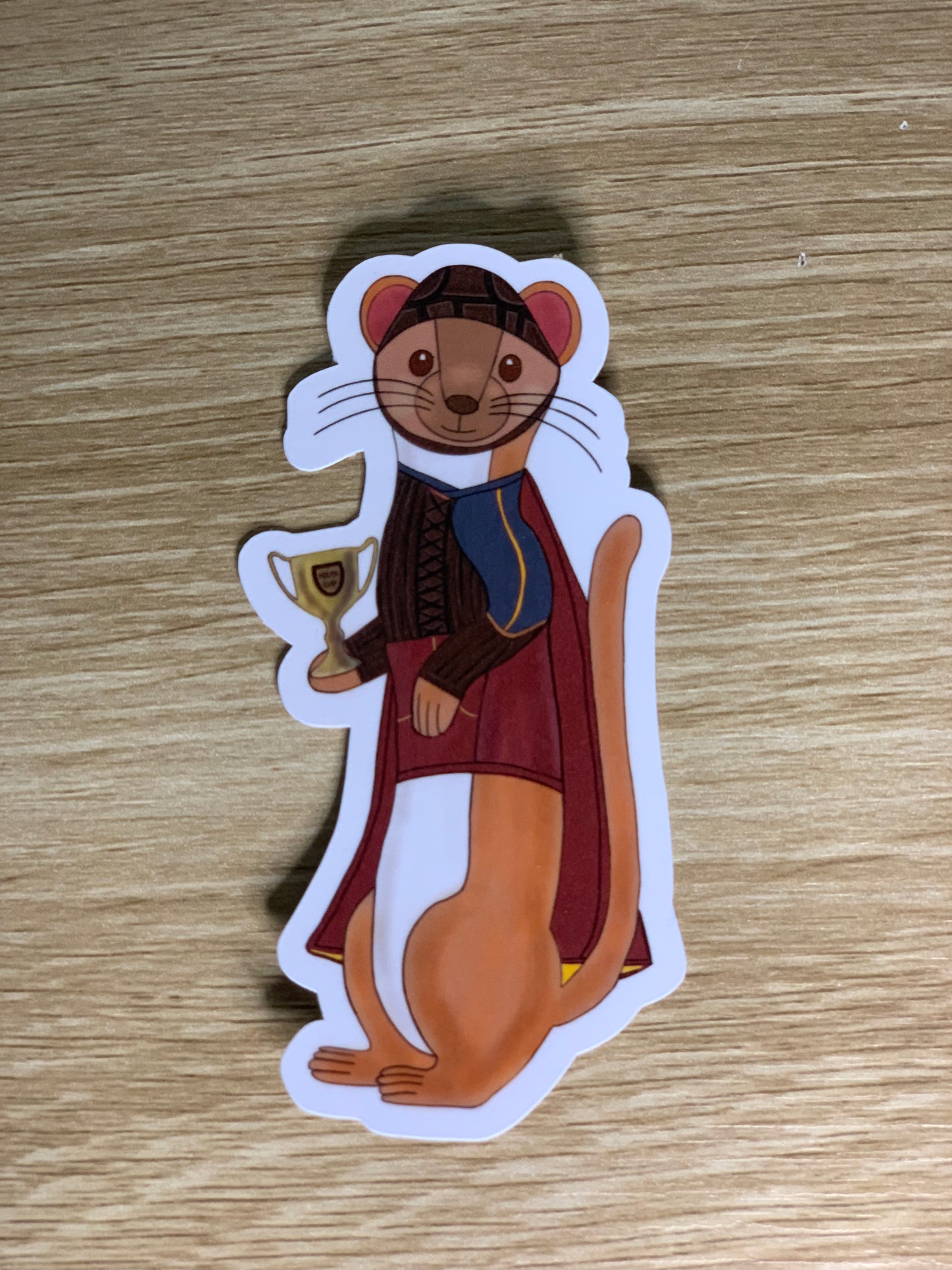 Wizarding pun character animal stickers and/or magnetic bookmarks - Harry, Albus, Ron, Hermione, Snape