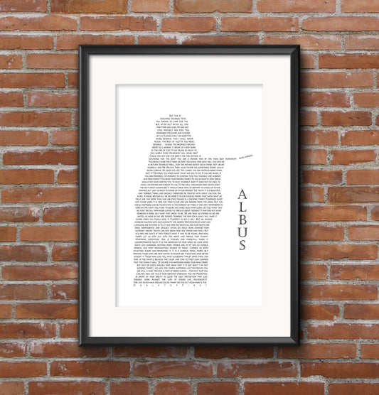 Albus Quotes - Digital Print with name