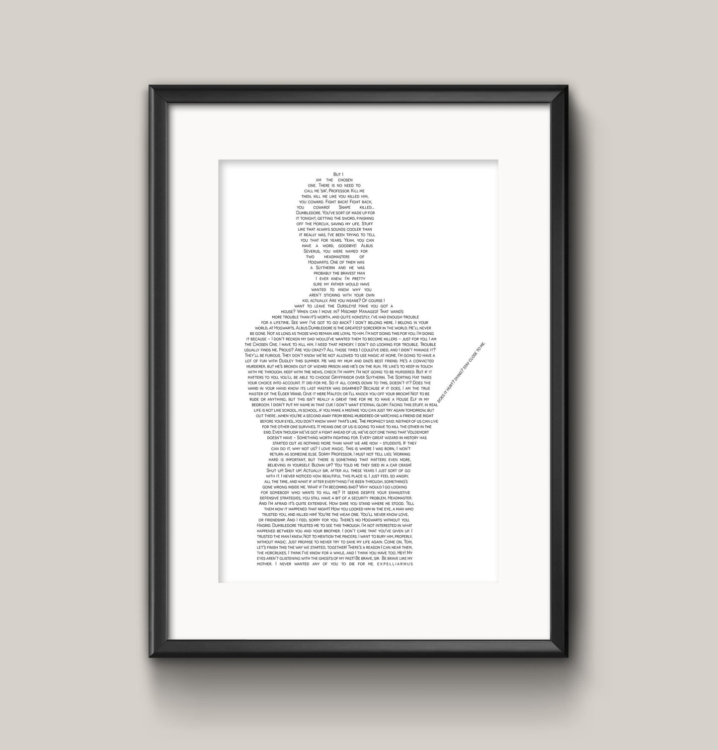 Harry Quotes - Digital Print without name text