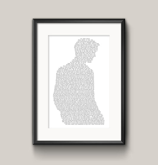 Draco Quotes - Digital Print without name text