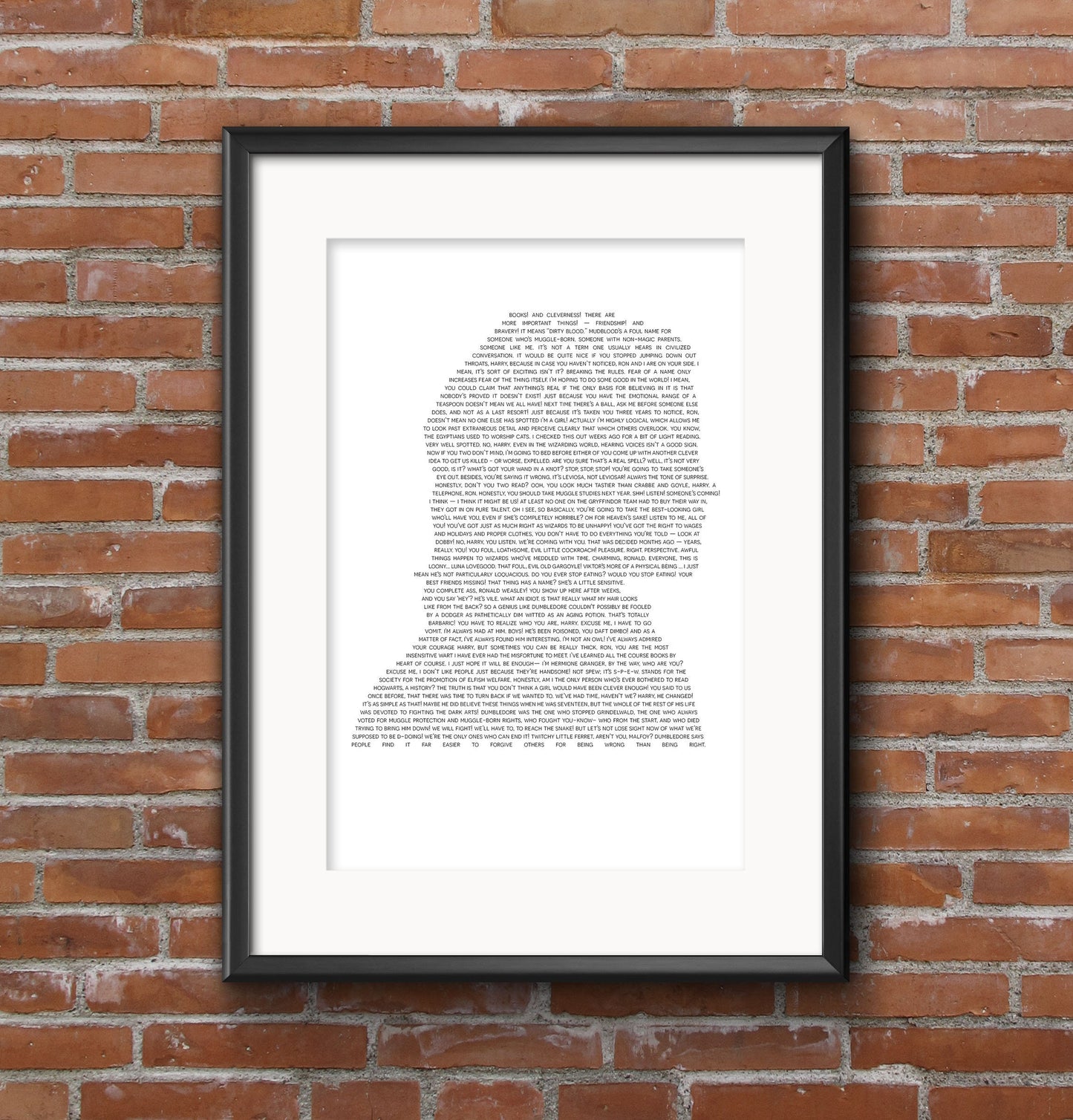 Hermione Quotes - Physical Print