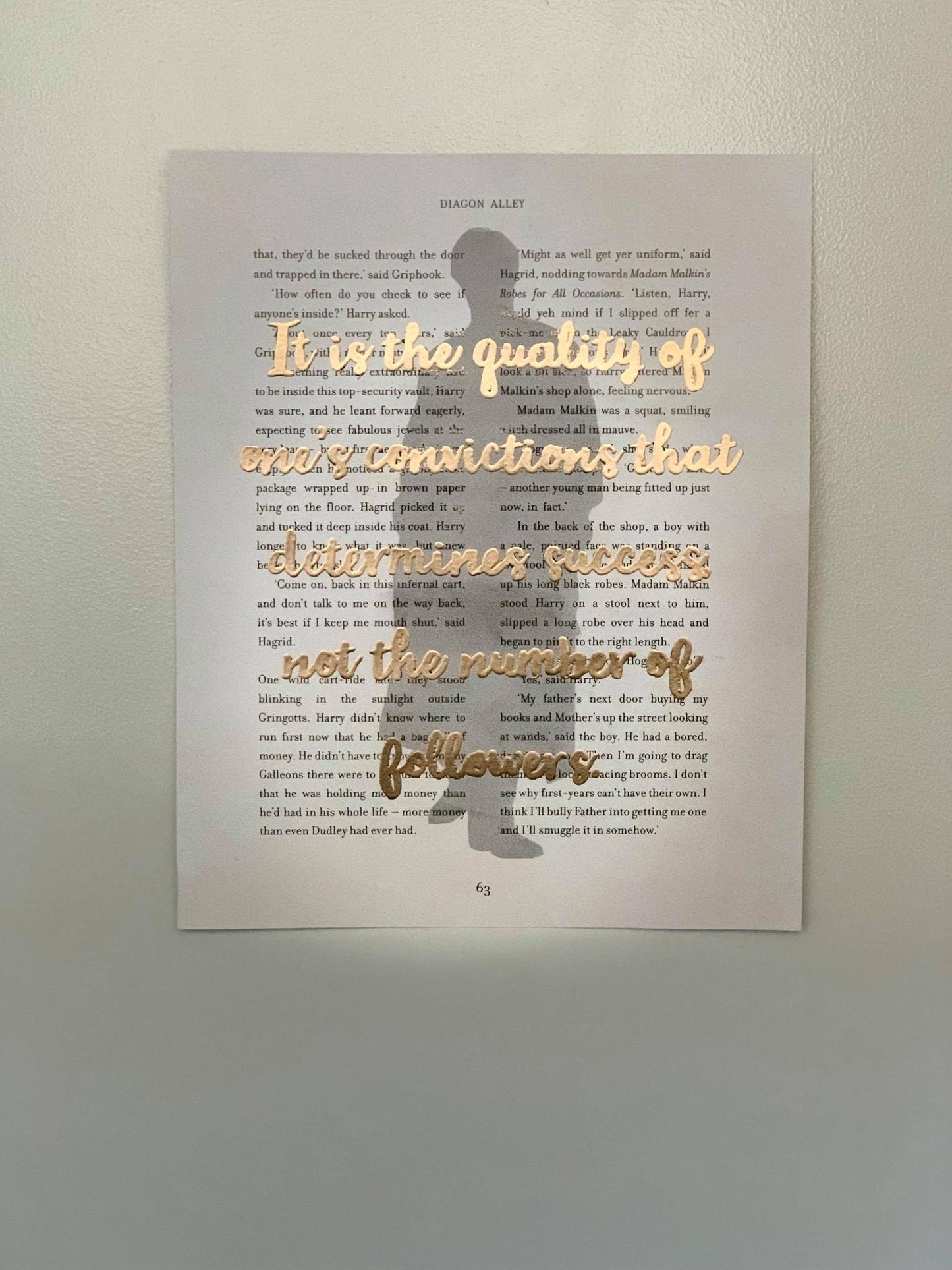 Remus & Sirius - Gold Embossed Quote Prints