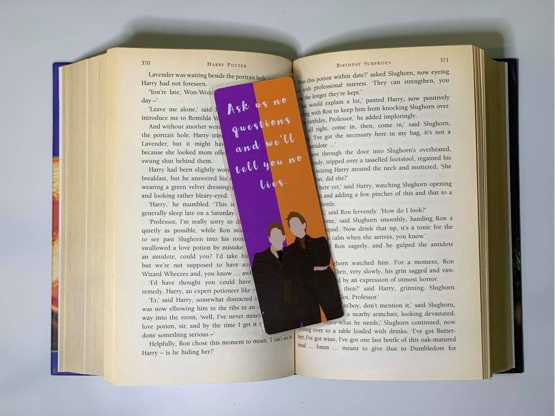 Fred & George Bookmarks