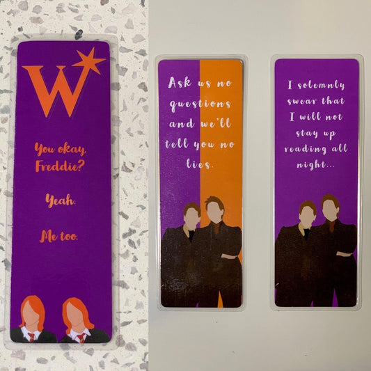 Fred & George Bookmarks